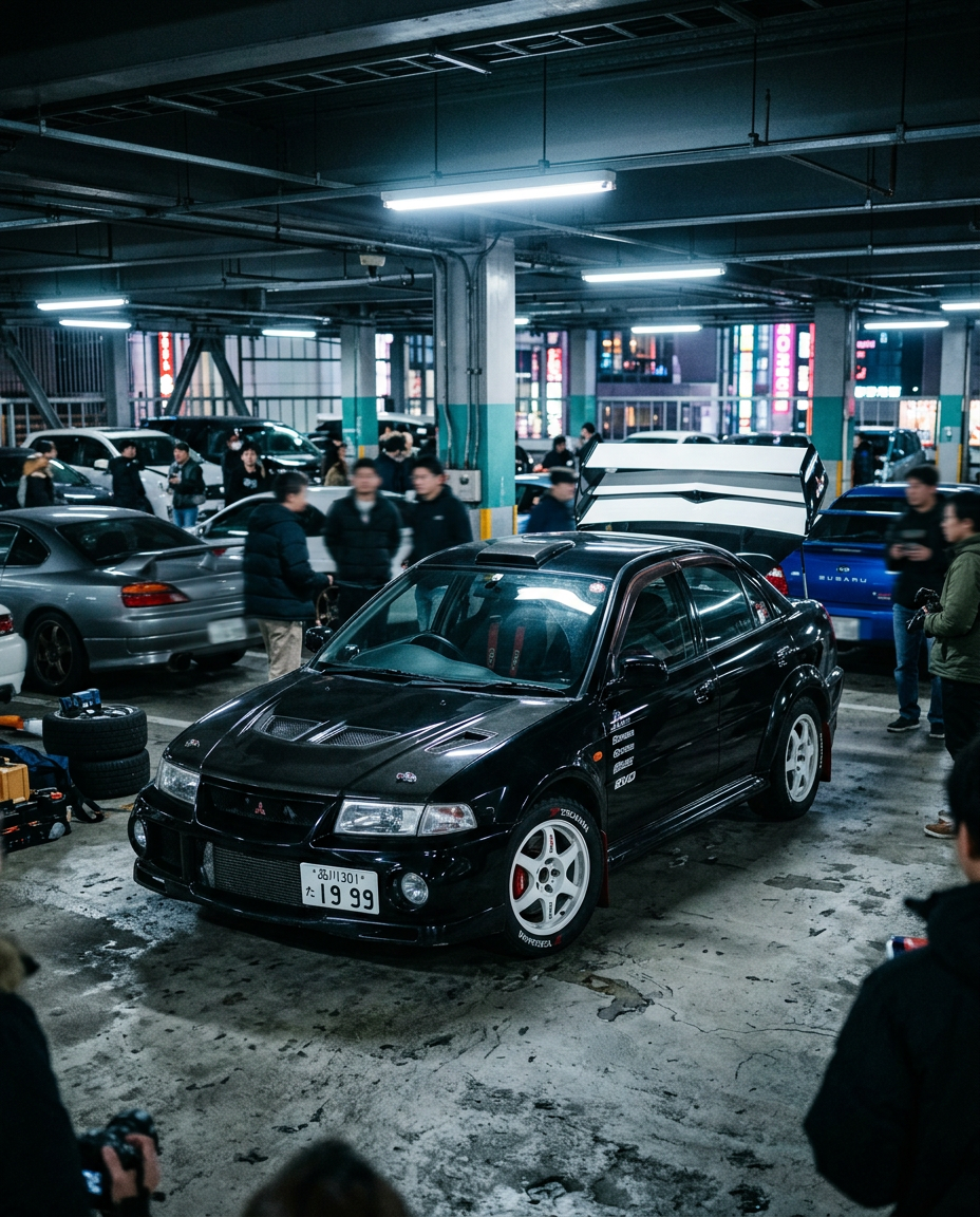Gt R R34 And Gtr R35 Night Background Tokyo JDM Car Tours | R34 GT-R, R35 GT-R & Lancer Evo to Daikoku PA